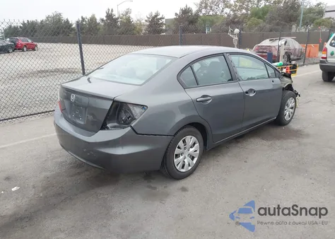 2012 Honda Civic Lx from USA, damaged, VIN 2HGFB2F5XCH609018